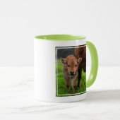 Mug Animaux de bébés cutest | Vache et veau (Devant droit)