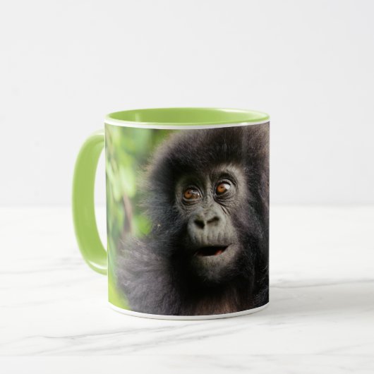 Mug Animaux de bébés cutest | Young Mountain Gorilla (Devant gauche)