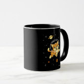 Mug Animaux De Chat Dans L'Espace (Devant droit)