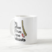 Mug Animaux de compagnie amusants Café et Véritable Cr (Devant gauche)
