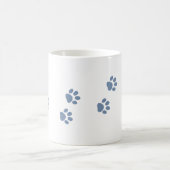 Mug animaux de compagnie chiens chat pawprints (Centre)