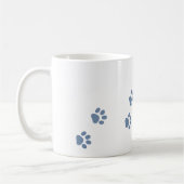Mug animaux de compagnie chiens chat pawprints (Gauche)