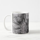 Mug Animaux de compagnie Chiens et chats Oeuvre d'art  (Gauche)