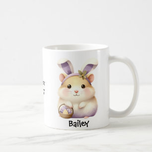 Mug Animaux de compagnie de hamster personnalisés Pâqu