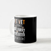 Mug Animaux de compagnie drôle cadeau mignon pour anim (Devant gauche)