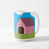 Mug Animaux de compagnie personnalisés Nom du chien av (Devant droit)