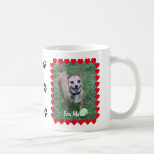 Mug Animaux de compagnie Photo Memorial Coeur cadre Ke
