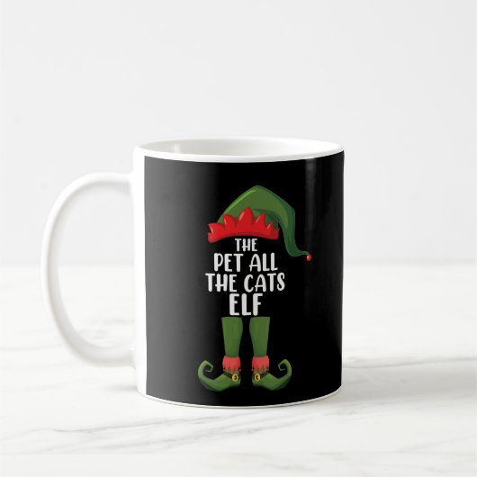 Mug Animaux de compagnie Tous les chats Elf Correspond (Gauche)