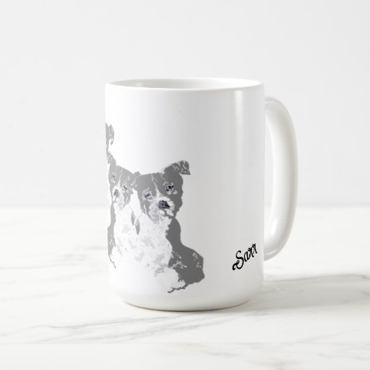 Mug : Animaux de famille (Devant droit)