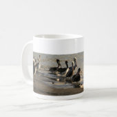 Mug Animaux de faune d'oiseaux de pélican (Devant gauche)