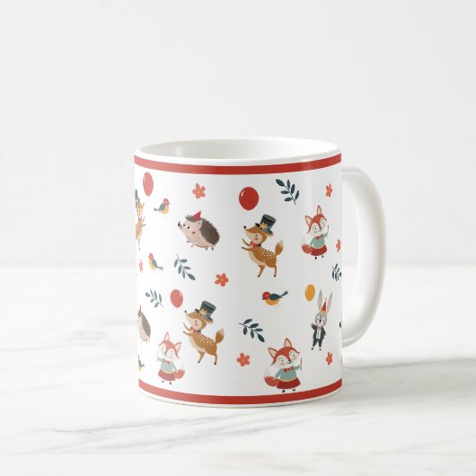 Mug Animaux de fête (Devant droit)