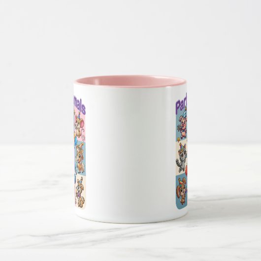 Mug Animaux de fête "Bonne année" (Centre)