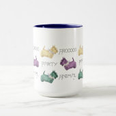 Mug Animaux de fête Terrier écossais (Centre)