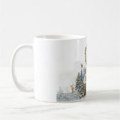 Mug Animaux de forêt de cabine d'hiver avec le (Gauche)