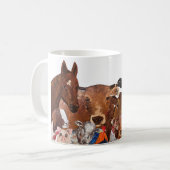 Mug Animaux de la ferme (Devant gauche)