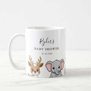 Mug Animaux de la forêt de Woodland Baby Shower