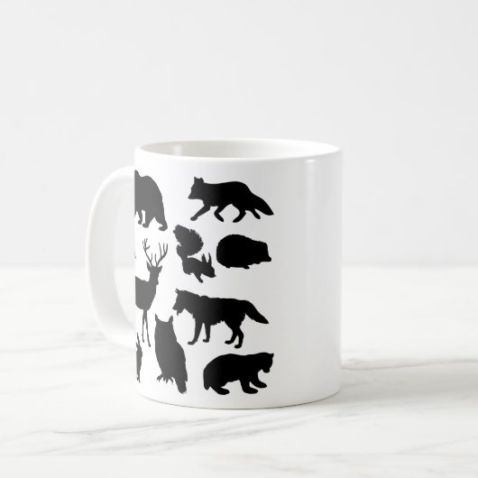 Mug Animaux De La Forêt, Faune (Devant gauche)