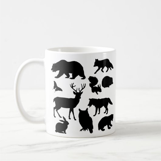 Mug Animaux De La Forêt, Faune (Gauche)
