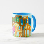 Mug animaux de la jungle (Devant droit)