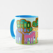 Mug animaux de la jungle (Devant gauche)