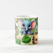 Mug Animaux de la jungle 3D (Centre)