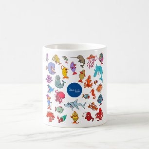 Mug Animaux de la Vie Marine Océan Coloré Personnages