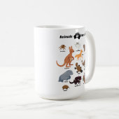 Mug Animaux de l'Australie faune australienne (Devant droit)