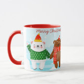 Mug Animaux de Noël (Gauche)