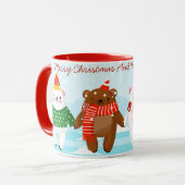 Mug Animaux de Noël (Devant gauche)