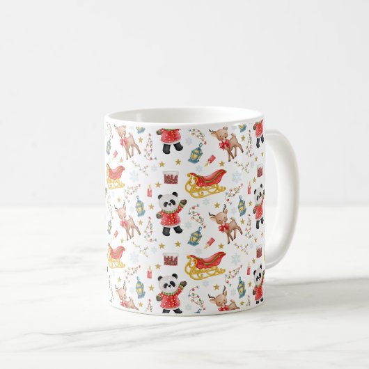 Mug Animaux de Noël (Devant droit)