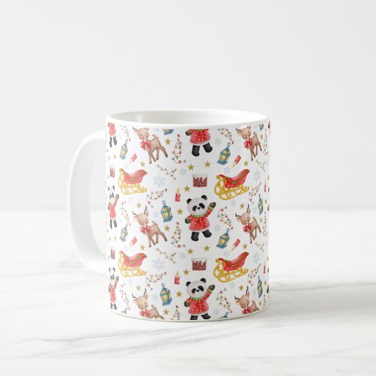 Mug Animaux de Noël (Devant gauche)