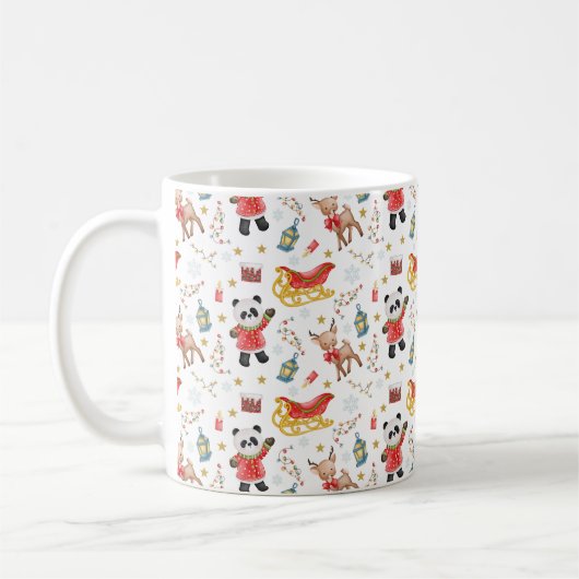 Mug Animaux de Noël (Gauche)