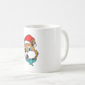 Mug Animaux de Noël Chipmunk Père Noël (Devant droit)