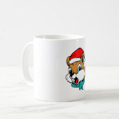 Mug Animaux de Noël Chipmunk Père Noël (Devant gauche)