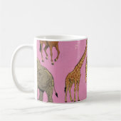 Mug Animaux de zoo vintage (Gauche)