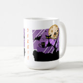 Mug Animaux d'Halloween lunaires (Devant droit)