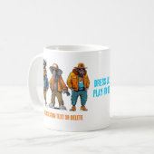 Mug Animaux Drôles Cadeau Mode Café (Devant gauche)