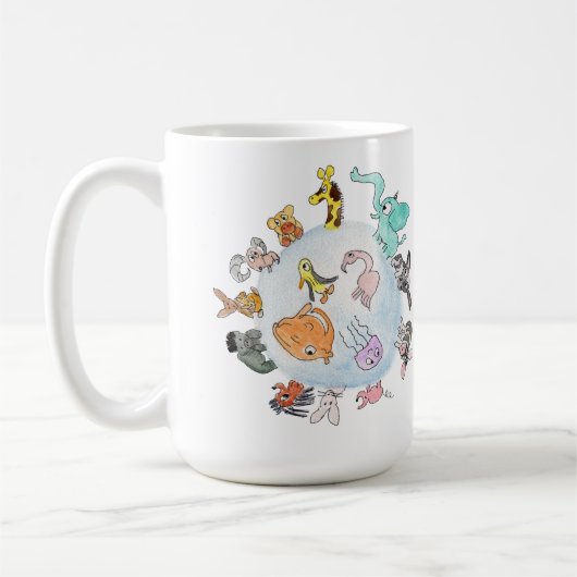 Mug Animaux du Monde (Gauche)