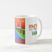 Mug Animaux du monde, Inde : Tigre (Devant droit)