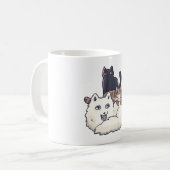 Mug Animaux empilent la magie (Devant gauche)