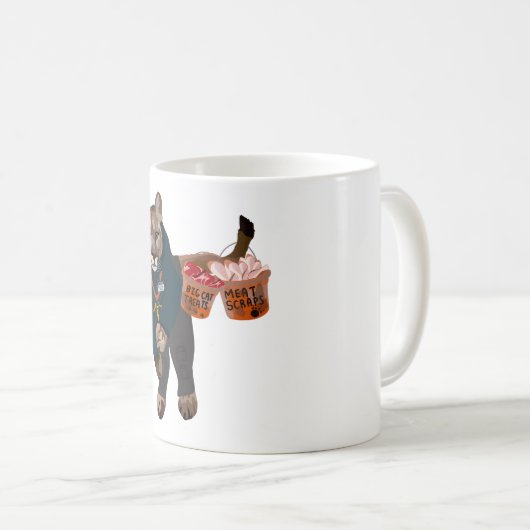Mug Animaux en tant que gardiens de table (Devant droit)