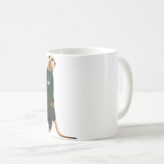 Mug Animaux en tant que gardiens de table (Devant droit)