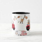 Mug Animaux et tracteur de ferme (Centre)