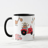 Mug Animaux et tracteur de ferme (Gauche)