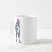 Mug Animaux Lover Flamant rose Cadeau à la mode (Devant gauche)