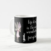 Mug Animaux magiques : Citation Fée Enchantante (Devant gauche)