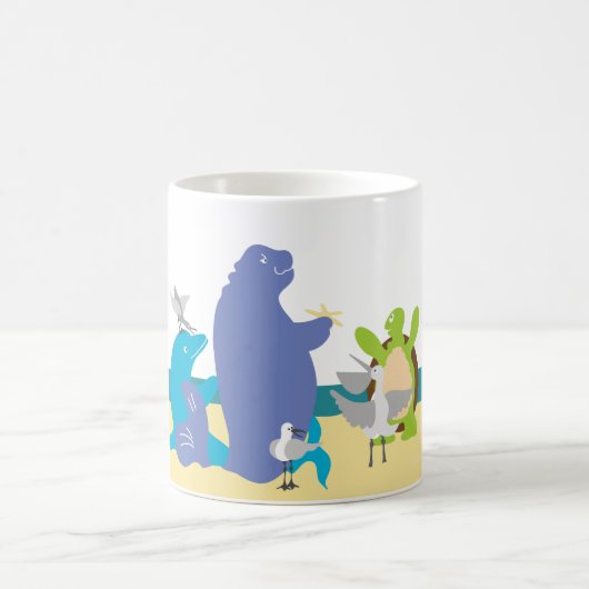 Mug Animaux marins fantaisistes (Centre)