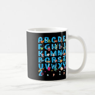 Mug Animaux Marins Mignons Alphabet Drôle Été Abc T Do