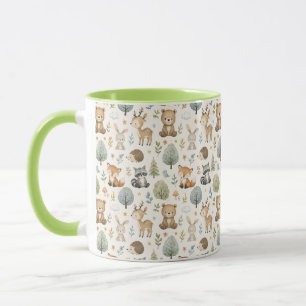Mug Animaux mignons de la forêt à l'aquarelle - Cottag