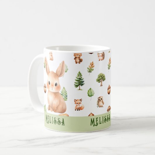 Mug Animaux mignons de lapin (Devant gauche)